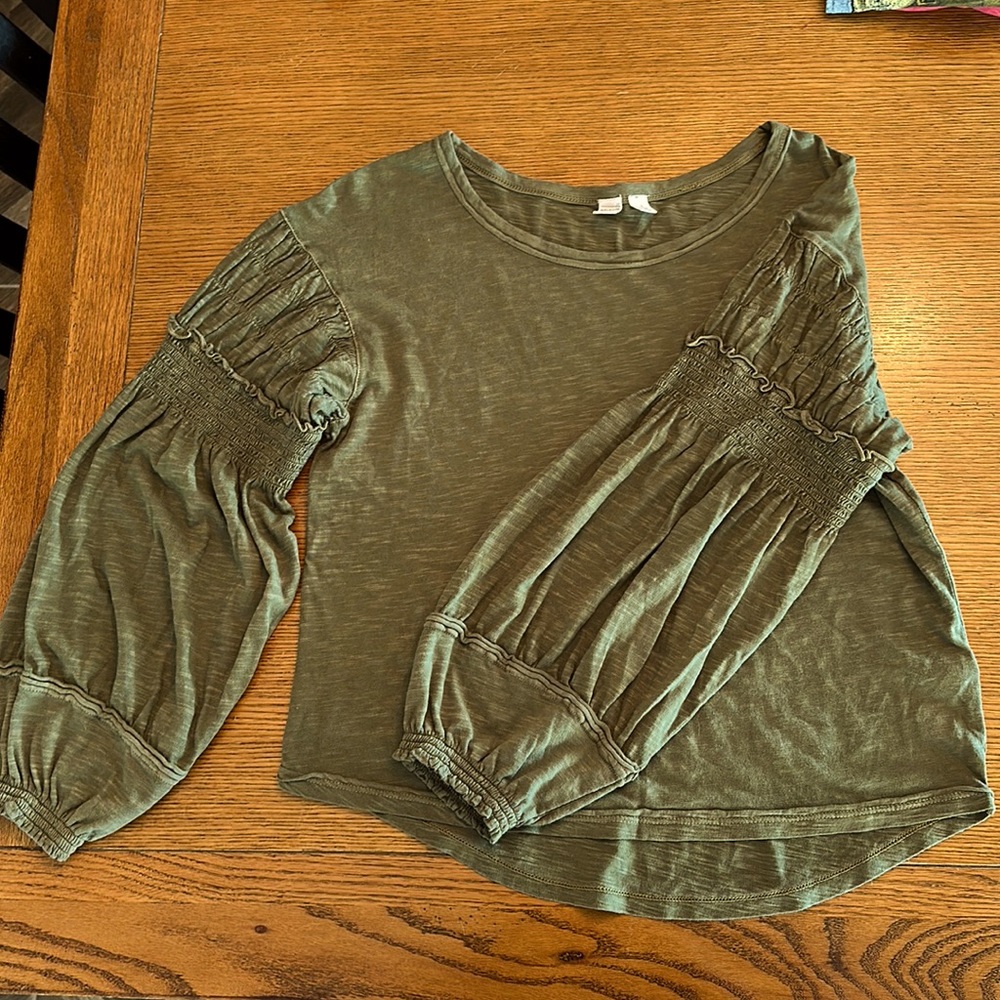 Melrose and Market olive green shirt size small